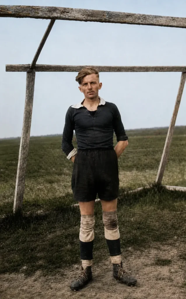 1936 Willi Toedter Als Torwart