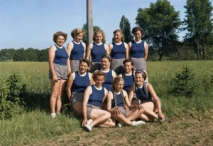 1952 Handballdamen Des Tsv Heidenau