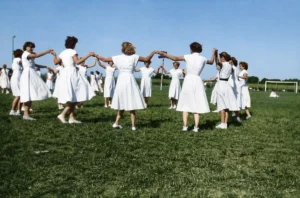 1953 Kreissportfest Damen Im Kreis Tsv Heidenau