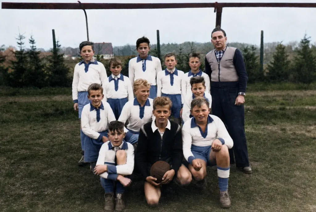 1957 C Jugend Fussballmannschaft Tsv Heidenau