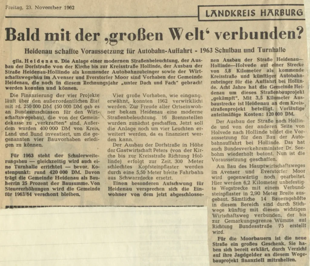 1962 11 23 Bald Mit Der Grossen Welt Verbunden