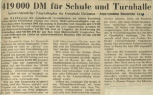 1963 09 18 419000 Dm Fuer Schule Und Turnhalle