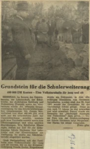 1963 10 17 Grundstein Fuer Die Schulerweiterung