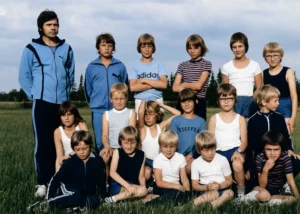 1974 Team Turnen Jungen Trainer Gustav Nikolaj Tsv Heidenau