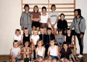 1974 Turnen Jungen Mit Uebungsleiter Gustav Nikolaj Tsv Heidenau