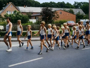 1974 Umzug Der Turner Durch Heidenau