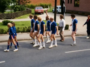 1974 Umzug Handballer Durch Heidenau