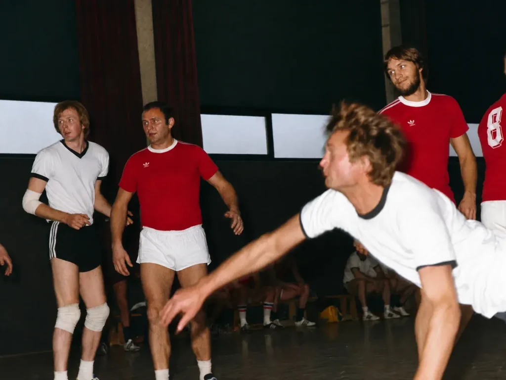 1980 Volker Lohmann Im Handball Einsatz Fuer Den Tsv Heidenau