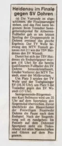 1987 08 08 Heidenau Im Finale Gegen Sv Dohren