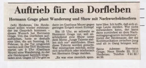 1988 02 09 Auftrieb Fuer Das Dorfleben