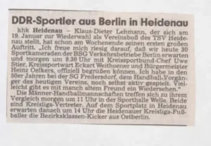 1990 01 12 Ddr Sportler Aus Berlin In Heidenau