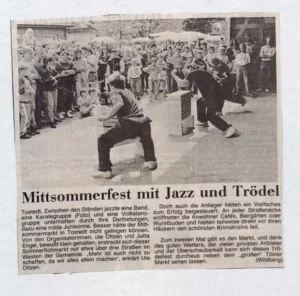1991 06 24 Mittsommerfest Mit Jazz Und Troedel
