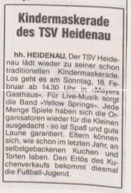 1996 02 14 Kindermaskerade Des Tsv Heidenau