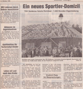 1998 10 14 Ein Neues Sportler Domizil