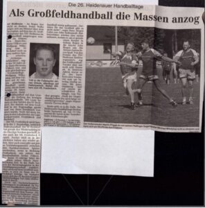 2001 06 26 Als Grossfeldhandball Die Massen Anzog