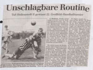 2002 05 13 Unschlagbare Routine