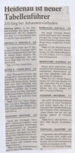 2003 11 10 Heidenau Ist Neuer Tabellenfuehrer