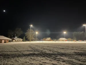 2024 Tsv Heidenau Neue Flutlichtanlage Mit Schnee
