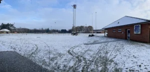2024 Tsv Heidenau Neue Flutlichtanlage Mit Schnee Und Vereinsheim