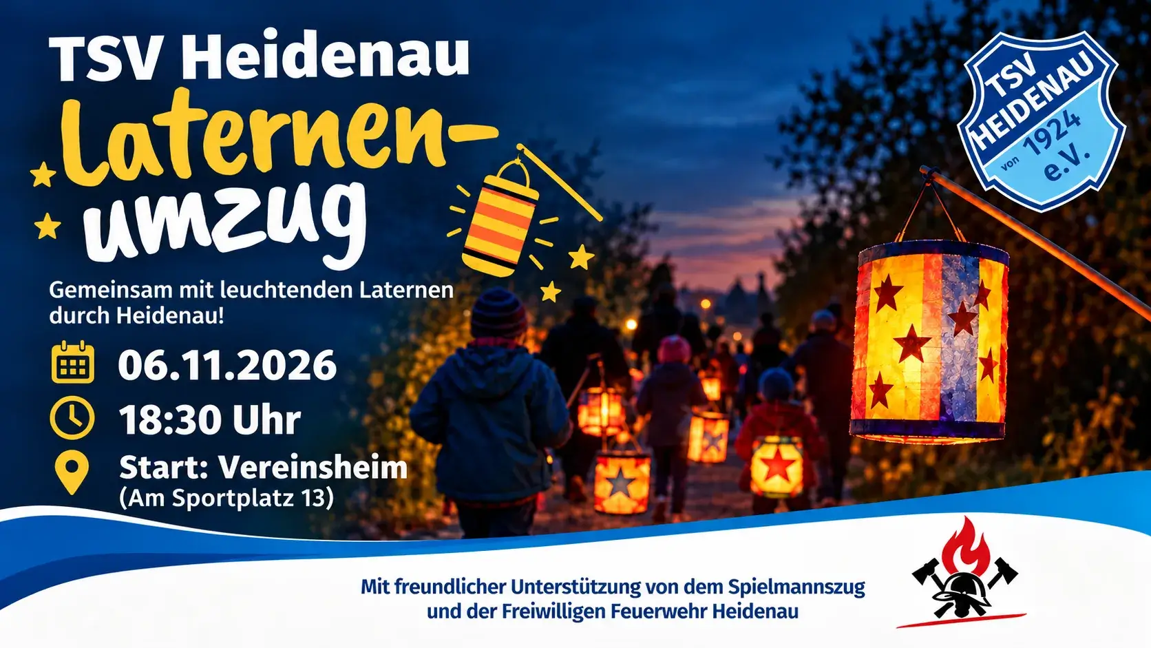 Laternenumzug Tsv Heidenau 2026 November