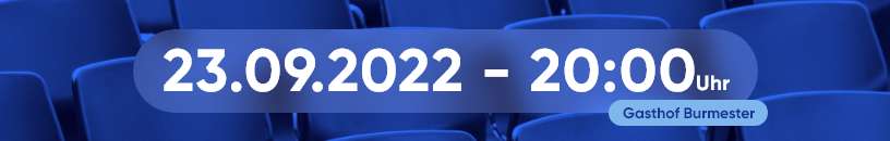Banner Jahreshauptversammlung 2022