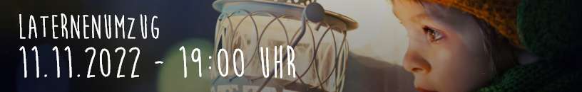 Banner Laternenumzug 2022