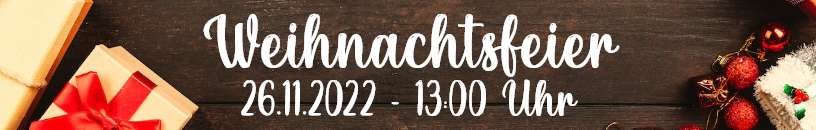 Banner Weihnachtsfeier 2022