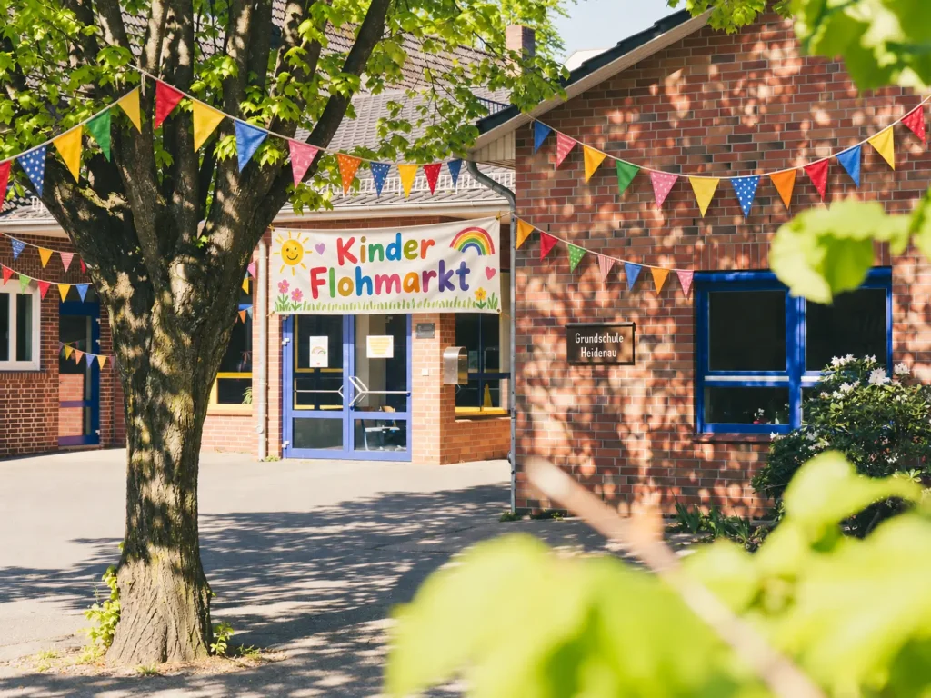 Kinderflohmarkt an der Grundschule Heidenau am 3. Oktober 2026