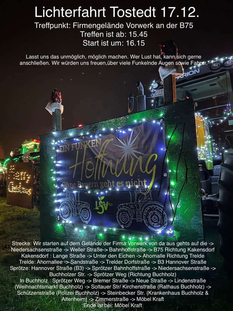Lichterfahrt Tostedt 2022