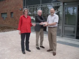 Mehrzweck Sporthalle Heidenau Schluessel Uebergabe 2010 5