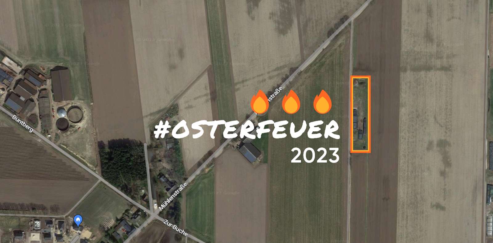 Osterfeuer 2023 Ort Heidenau