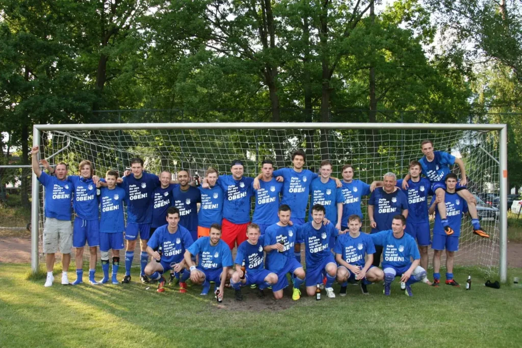 Tsv Heidenau 2015 Herrenfussball Aufstieg Relegation Bezirksliga Mannschaftsfoto