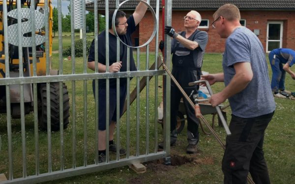 Tsv Heidenau Foerderverein Torwand 2024 Aufgestellt