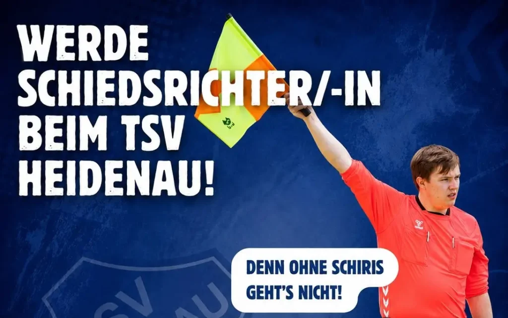 Werde Schiedsrichter beim TSV Heidenau
