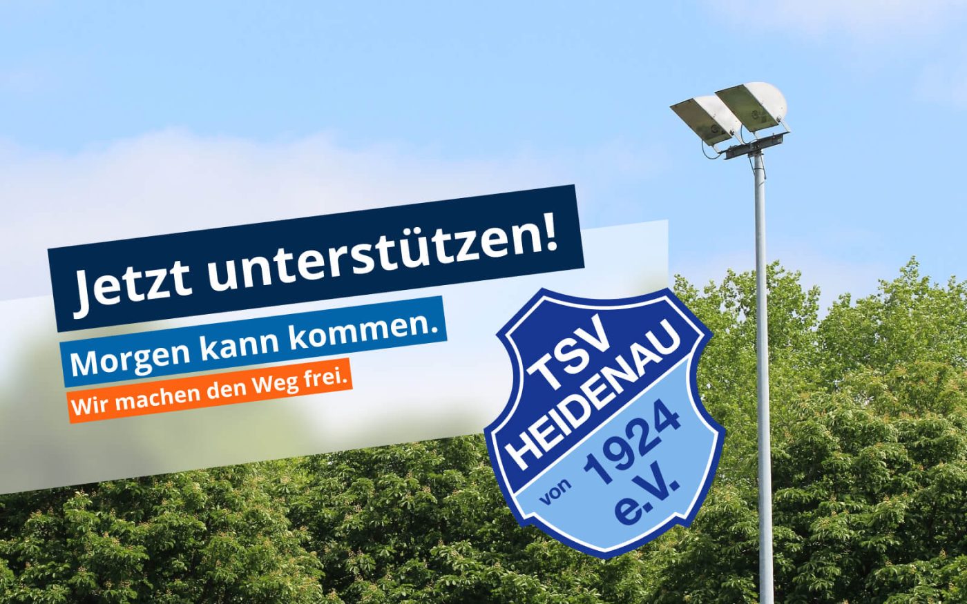 Tsv Heidenau Spendenaktion Flutlichtanlage